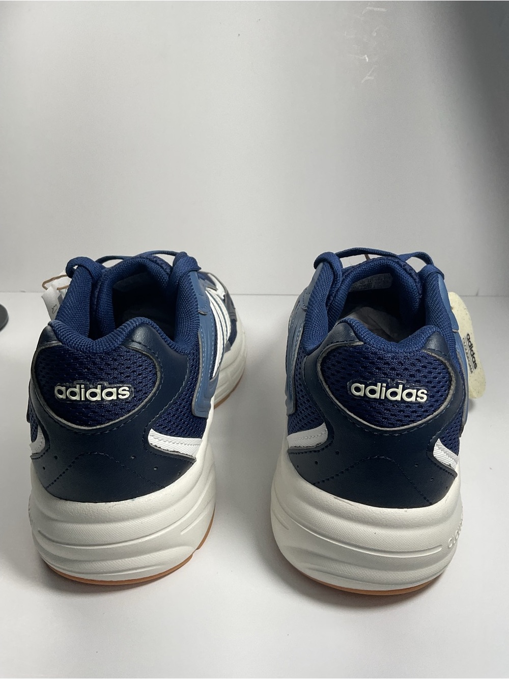 Adidas Cloudfoam Men’s Running Shoes Size 10.5 Blue White New Without Box - Picture 7 of 11
